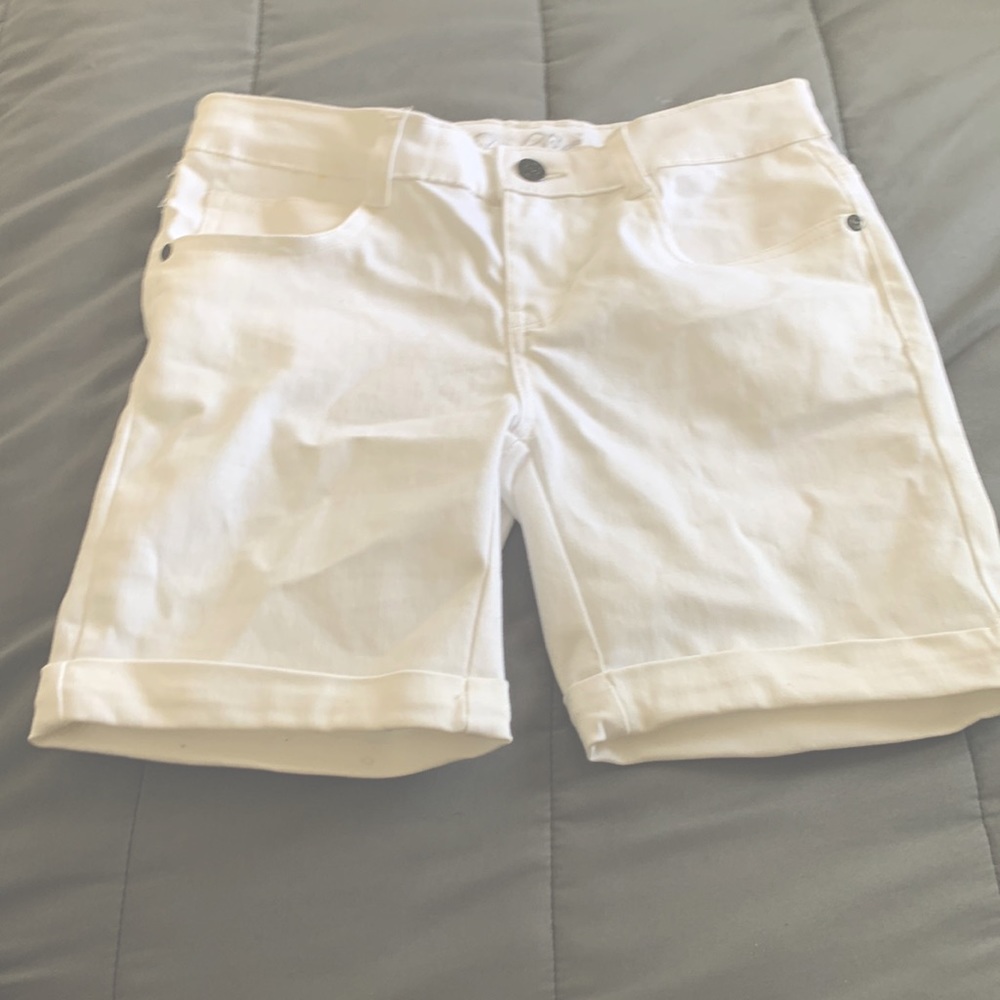 White pair of shorts